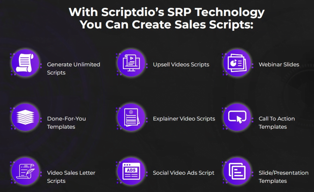 features of scriptdio